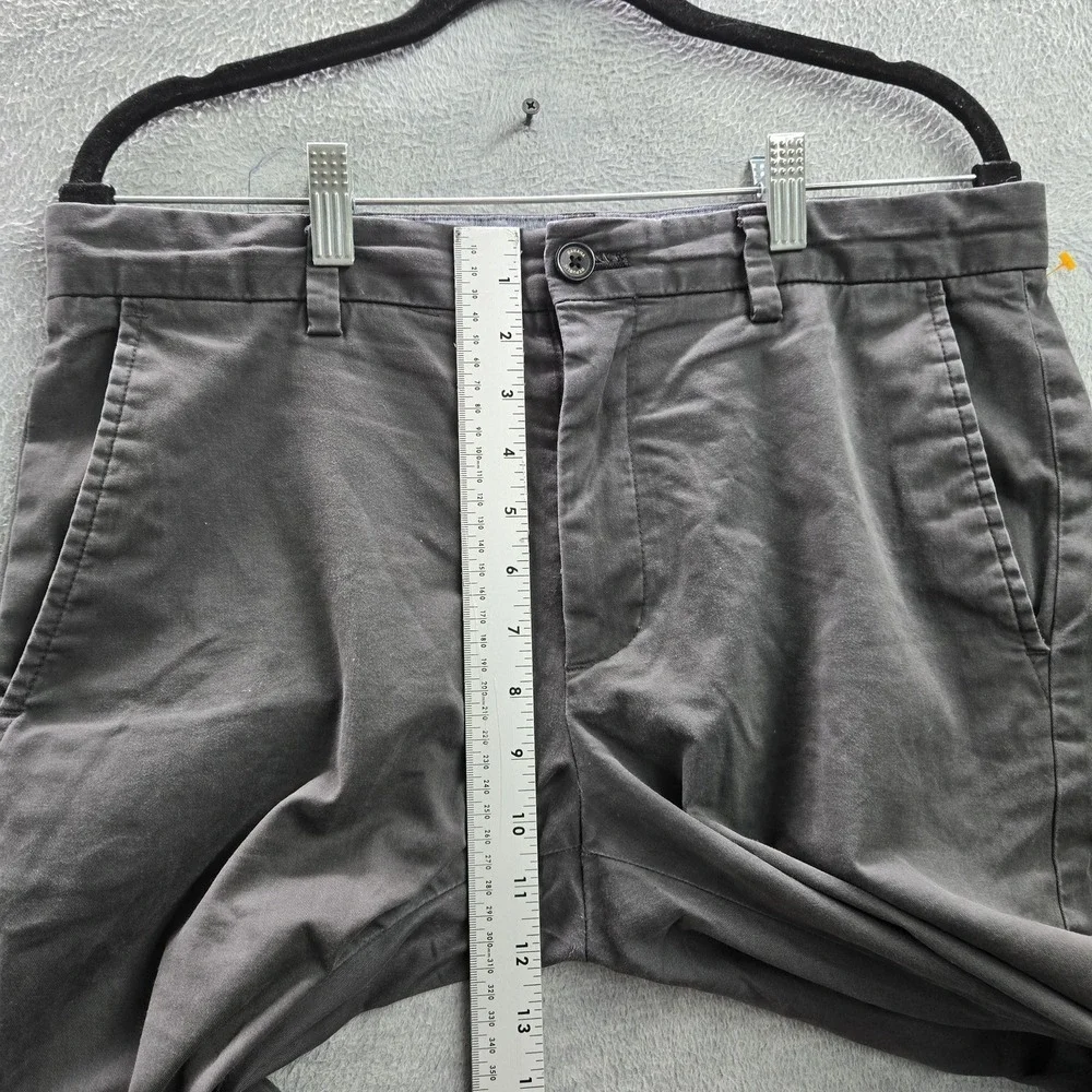 Banana Republic Men Pants 32X34 Gray‎ Chino Skinny Button Slim 33
